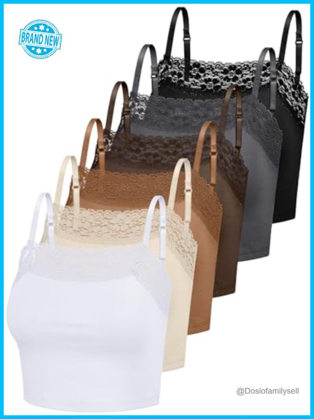 Spaghetti Lace Camisole Tank